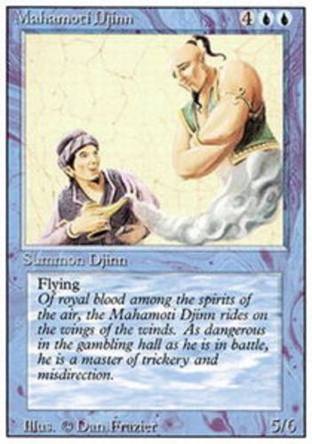 Mtg mahamoti djinn revised - mtg,